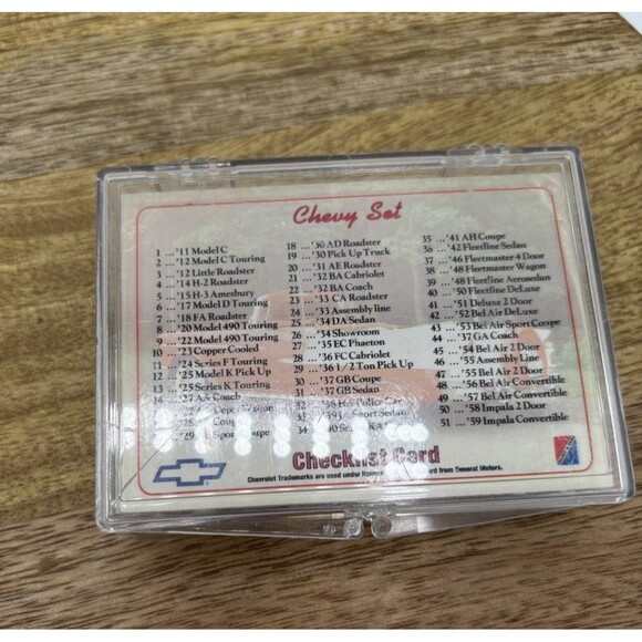 1992 Collect-A-Card Chevy Set -Series 1-Replacement/starter set-NOT COMPLETE - Picture 1 of 11